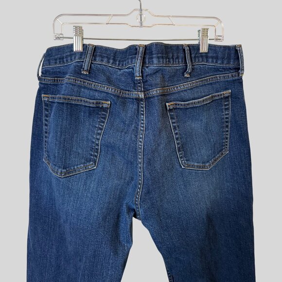 Old Navy Size 40 Mens Straight  Jeans Dark Wash Denim Classic Fit Durable - Picture 8 of 10